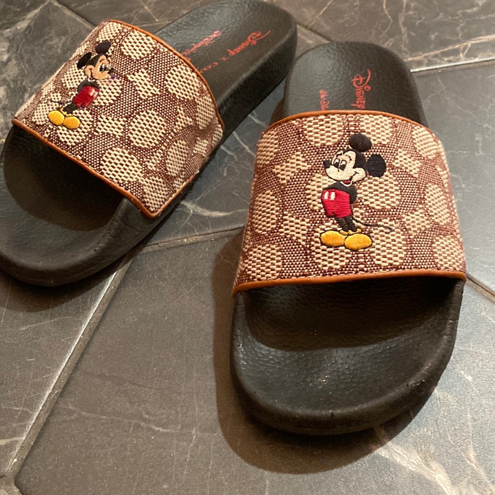 Mickey coach Disney sandal slides